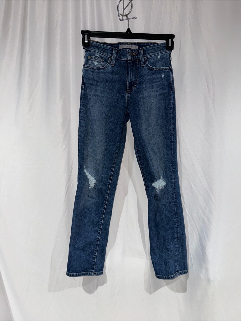 Joe's Jeans Niki Boyfriend Straight Leg Distressed Blue Denim TMXIGW5860 W24